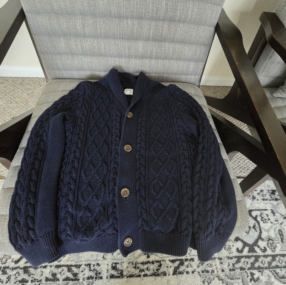 GAP Kids Dark Knit Cardigan